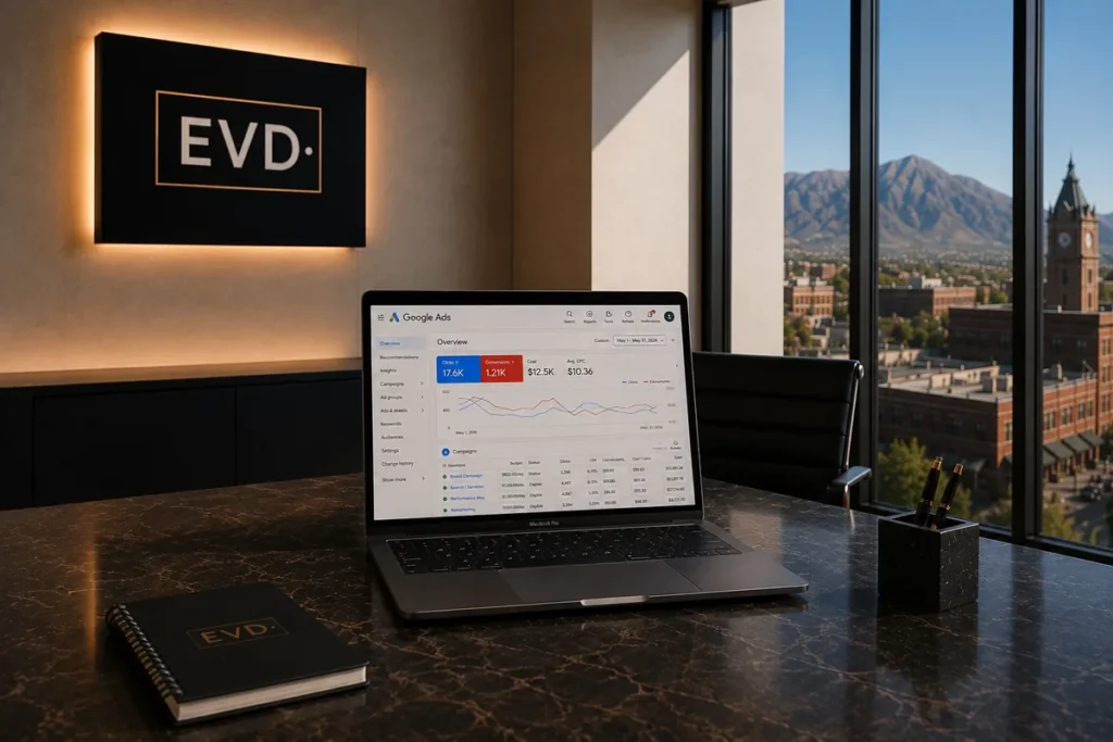 Google Ads campaign case study by EVD Marketing in Prescott, Arizona